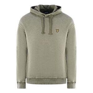 Lyle & Scott Mens Logo Hoodie / Green